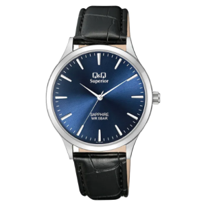Q&Q S278J Men’s Watch – Elegant Leather Strap, Classic Style