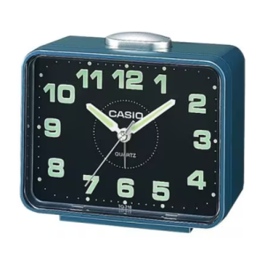 Casio TQ-218 Analog Table Alarm Clock with Beeper Alarm