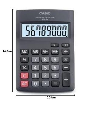 Casio MW-8V Desktop Calculator - MW-8V