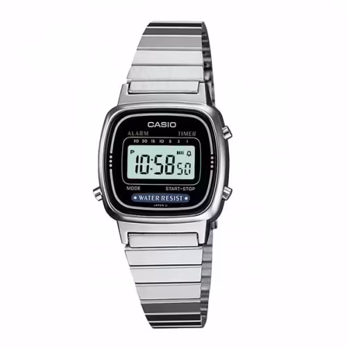 Casio LA670WD-1DF Ladies Black Vintage Watch